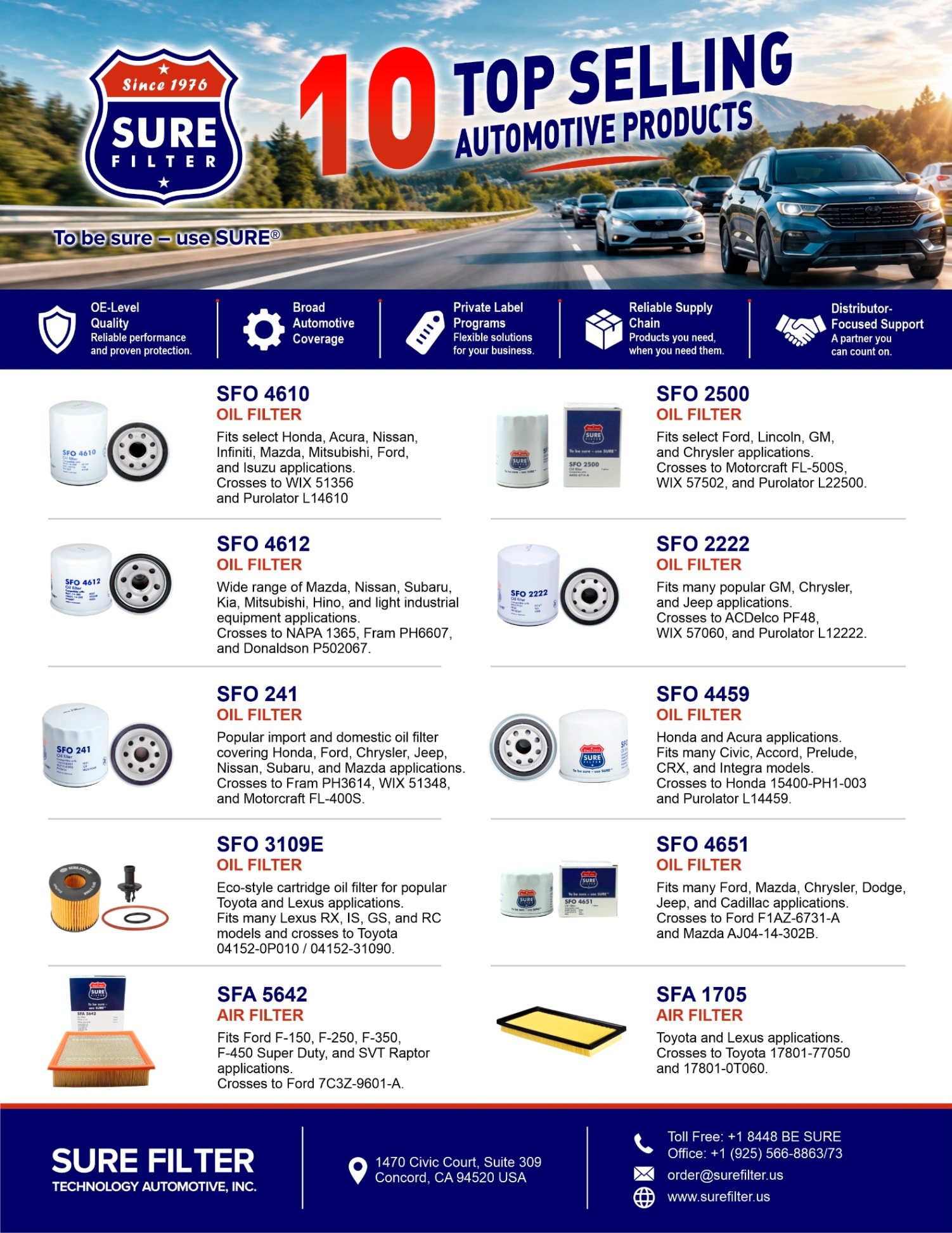 Flyer: 10 Top Selling Automotive Products